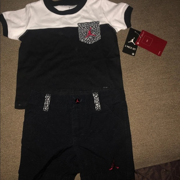 Jordan short & t shirt set. Size 12 months